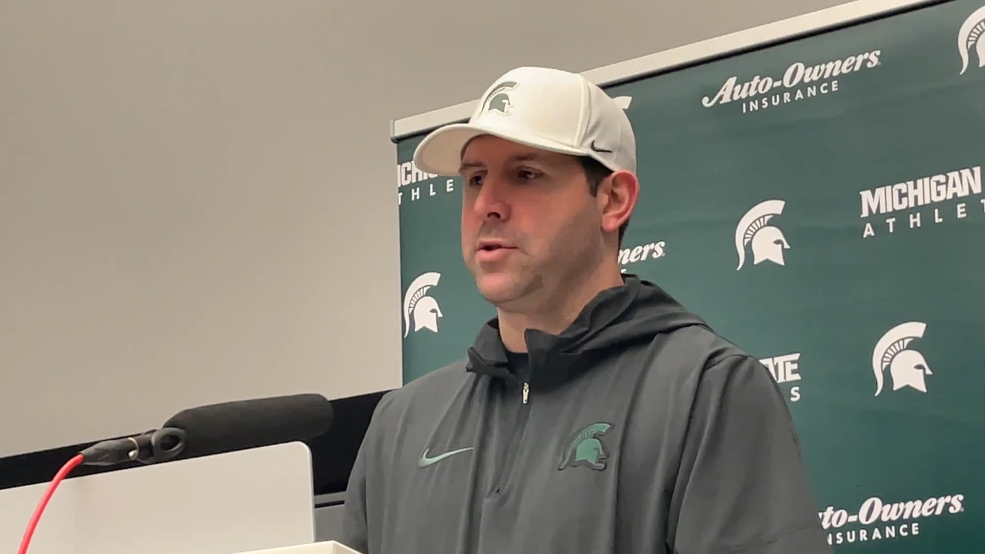 Michigan State Spartans OC Nick Sheridan on flexibility of the system ...