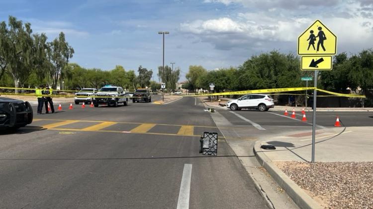 Teen hit by car near Gilbert elementary school