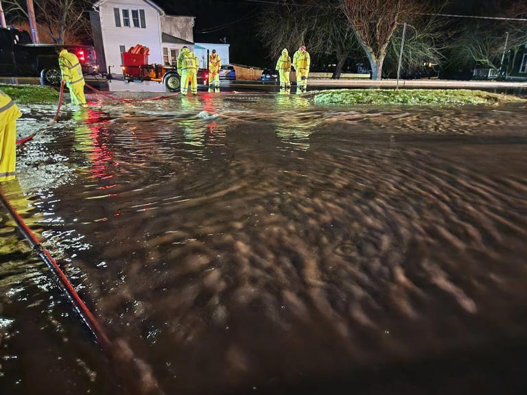 Heavy rain, flash flooding leave roads washed out across parts of ...