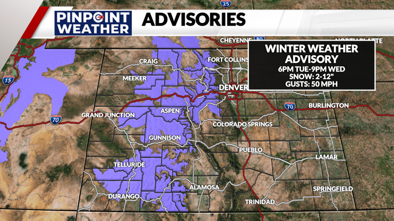 Denver weather: More showers Tuesday night through Wednesday