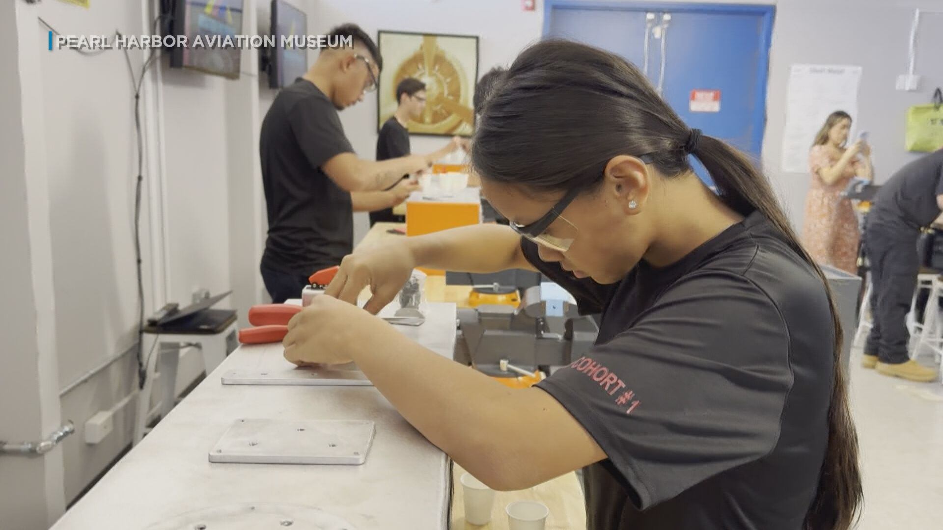 Students train for aircraft maintenance careers in new museum program