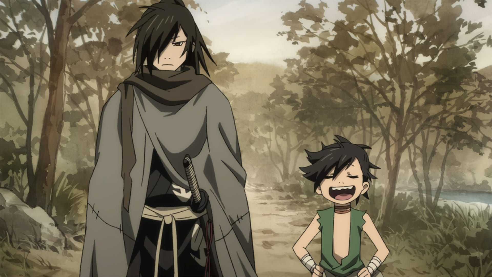 Dororo and Hyakkimaru in the 2019 Dororo anime remake