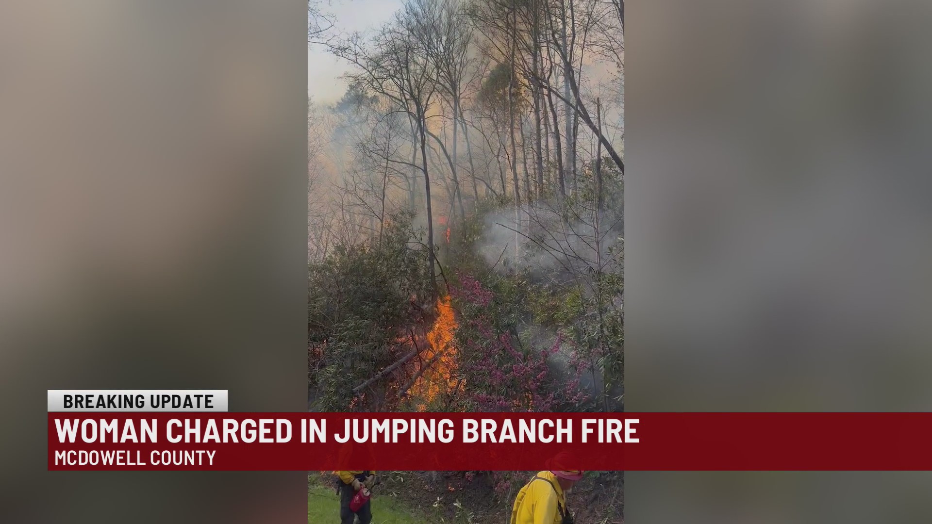 Woman accused of sparking wildfire in western NC