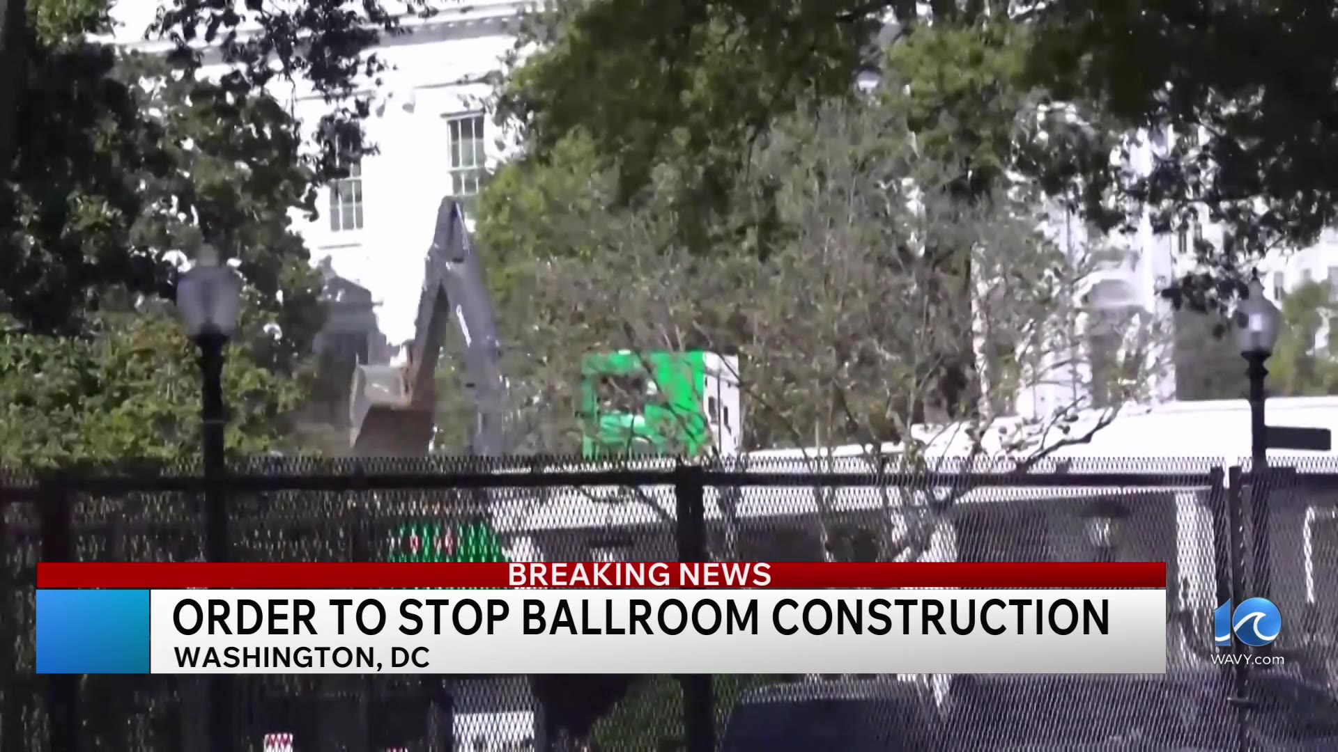 Judge halts White House ballroom construction project