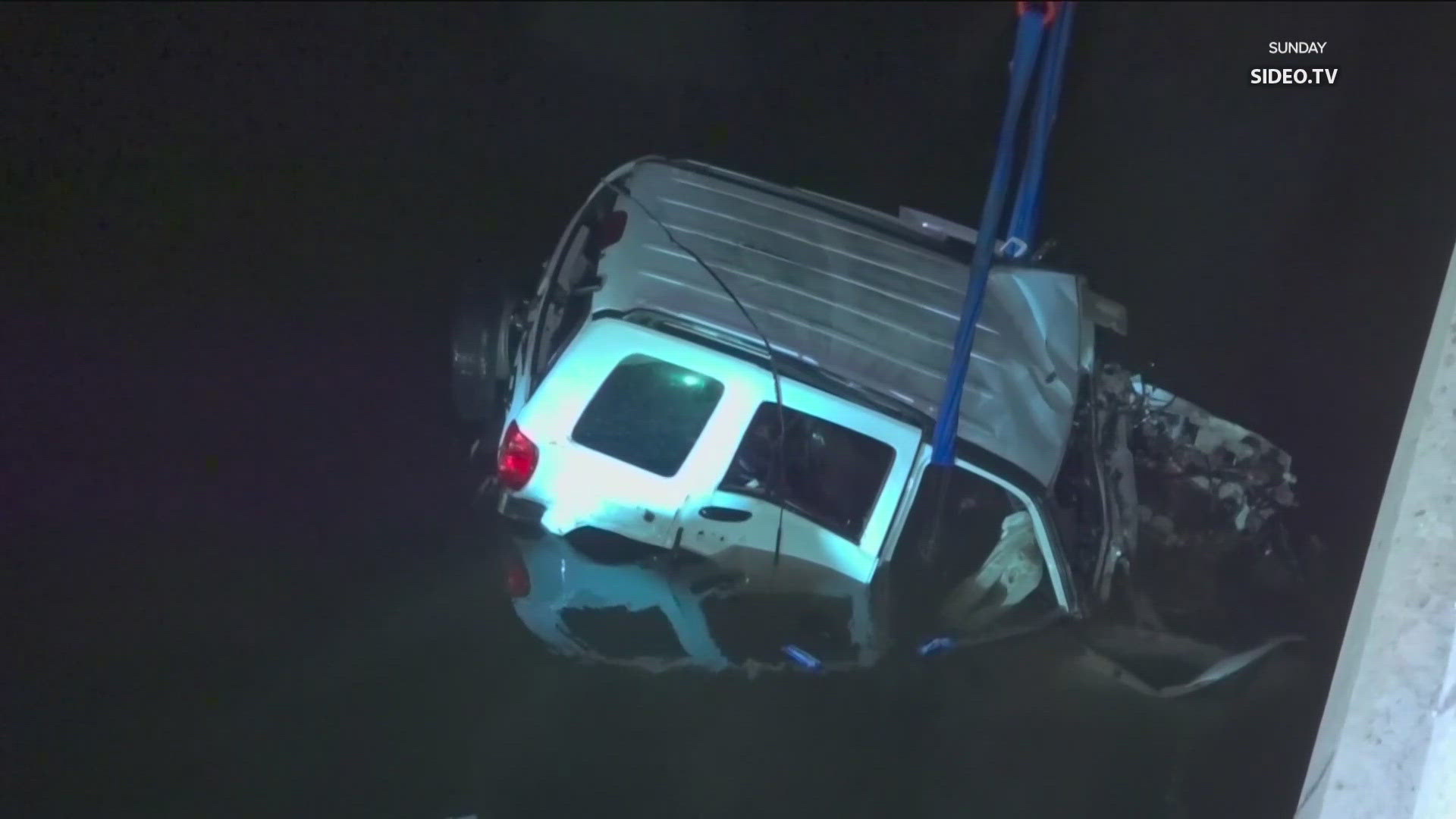 Married couple killed after Jeep forced off freeway, plunging into ...