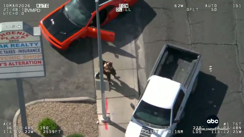 Citizens help police end car chase in Las Vegas