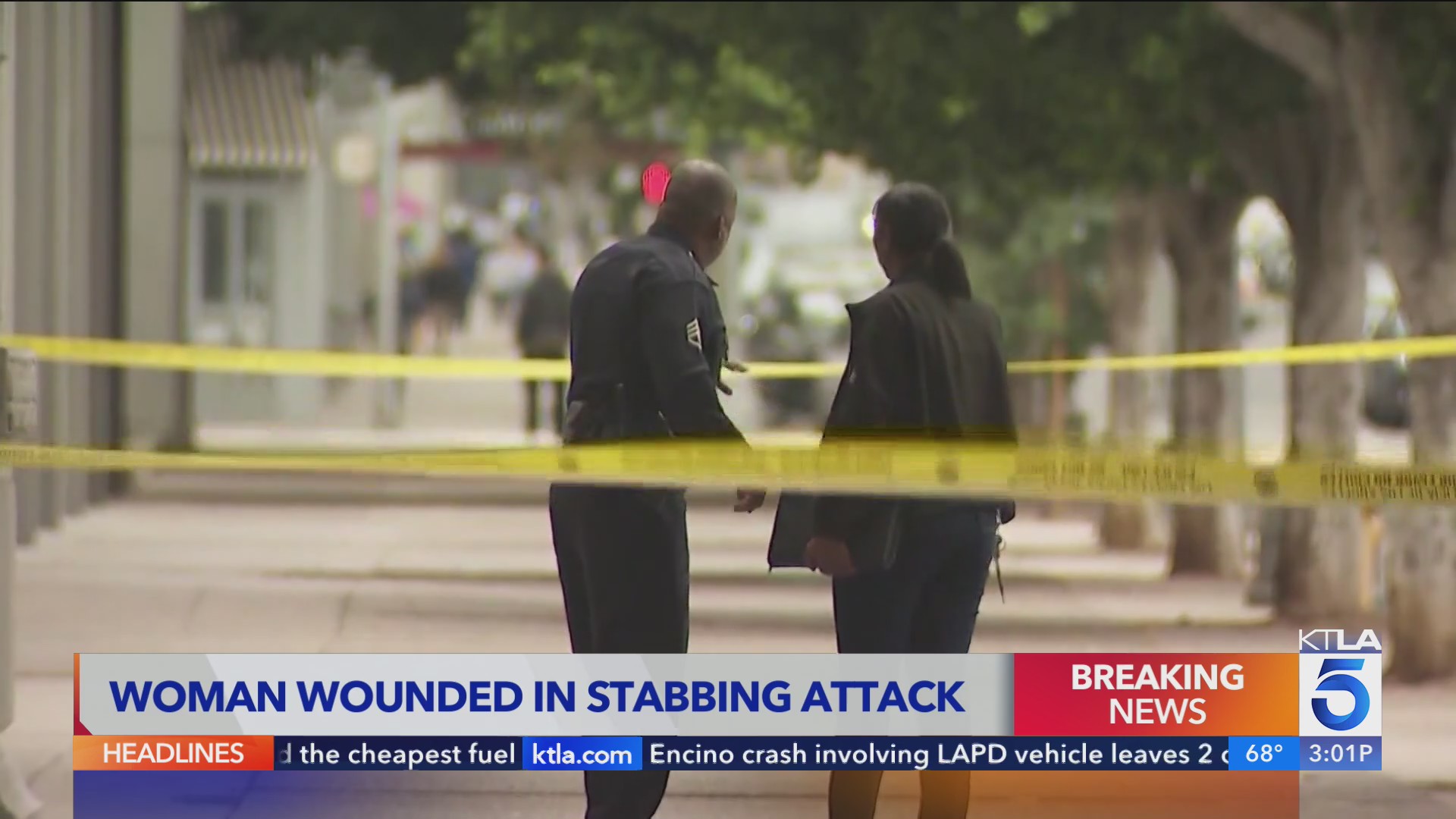 Woman critically wounded in apparent random stabbing attack in DTLA