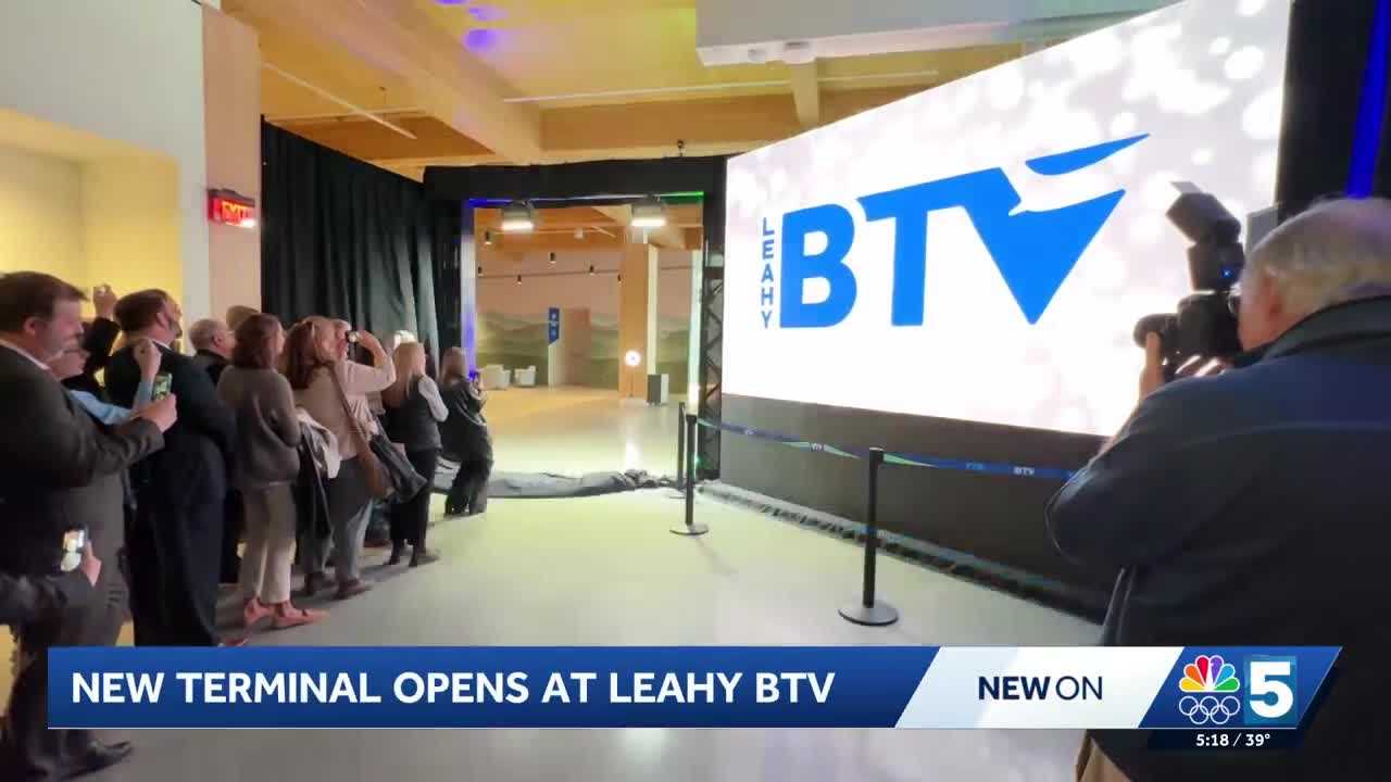 BTV's new terminal sees first flights take off and land