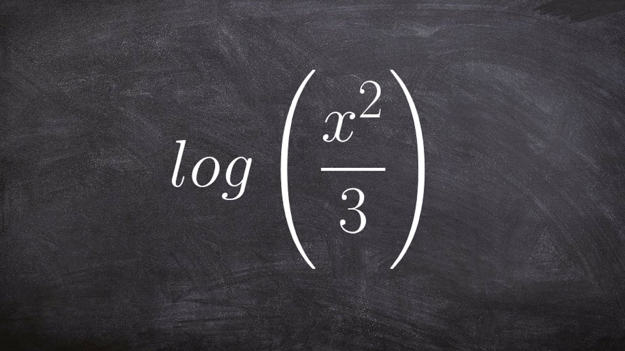 Learn the basics to expanding a logarithmic expression