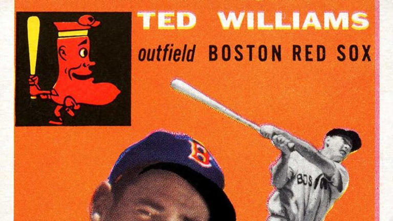 Four undervalued Ted Williams baseball cards
