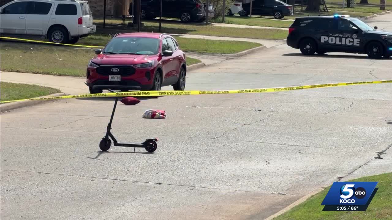 Person on electric scooter hit by car in south OKC neighborhood