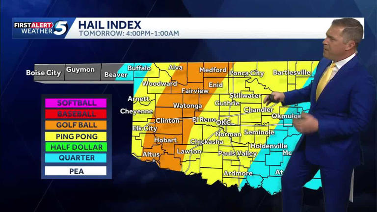 Timeline: Oklahoma sees enhanced risk for severe weather with threat of ...