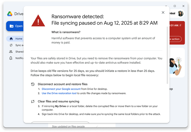 Google Drive's AI ransomware detection is now available for all ...