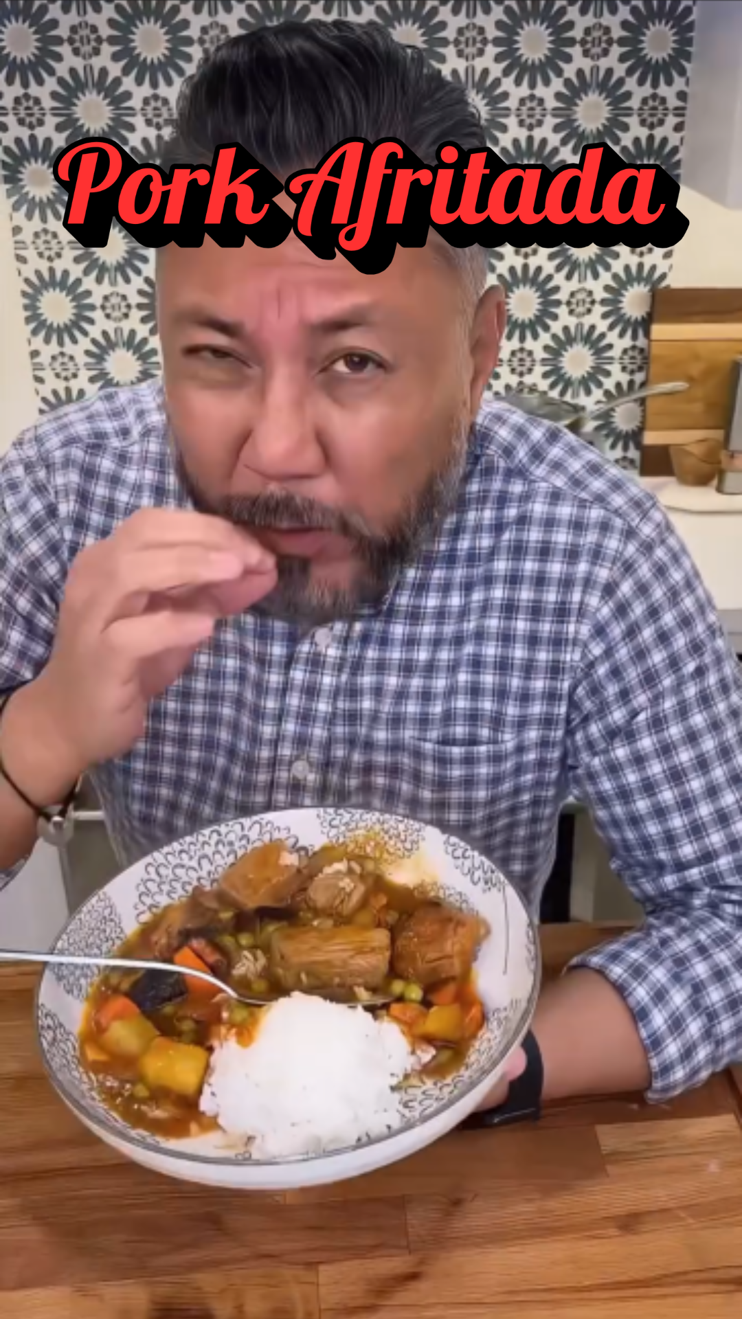 Pork afritada savory Filipino stew
