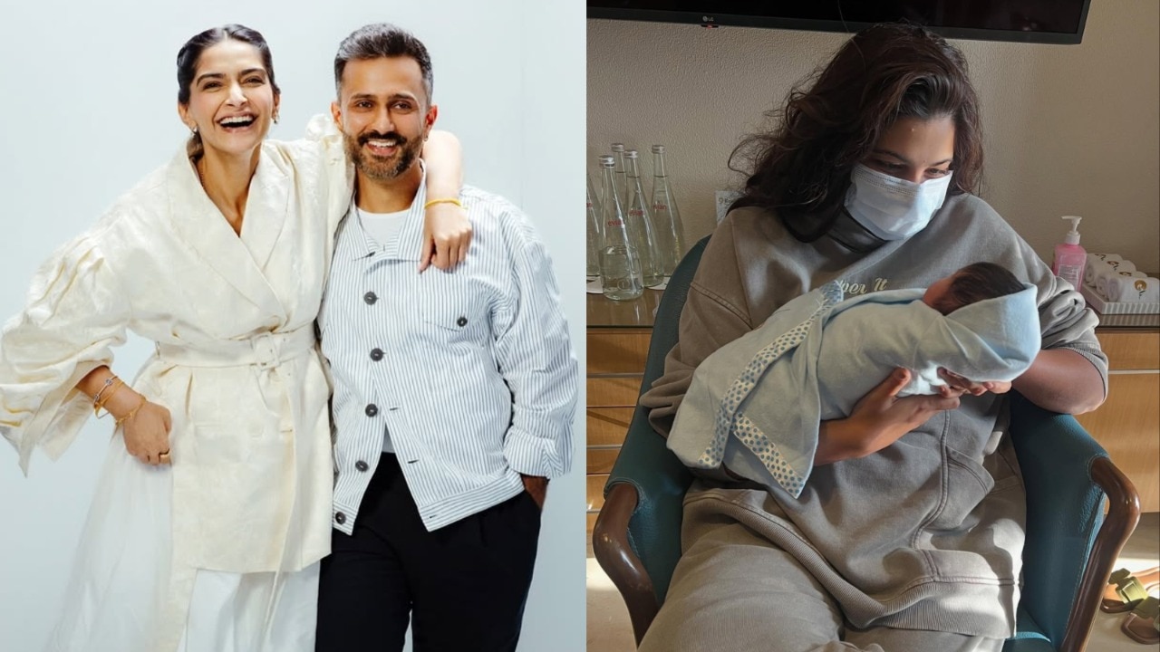 Rhea Kapoor shares first pic of Sonam-Anand's son. Kareena, Karisma ...