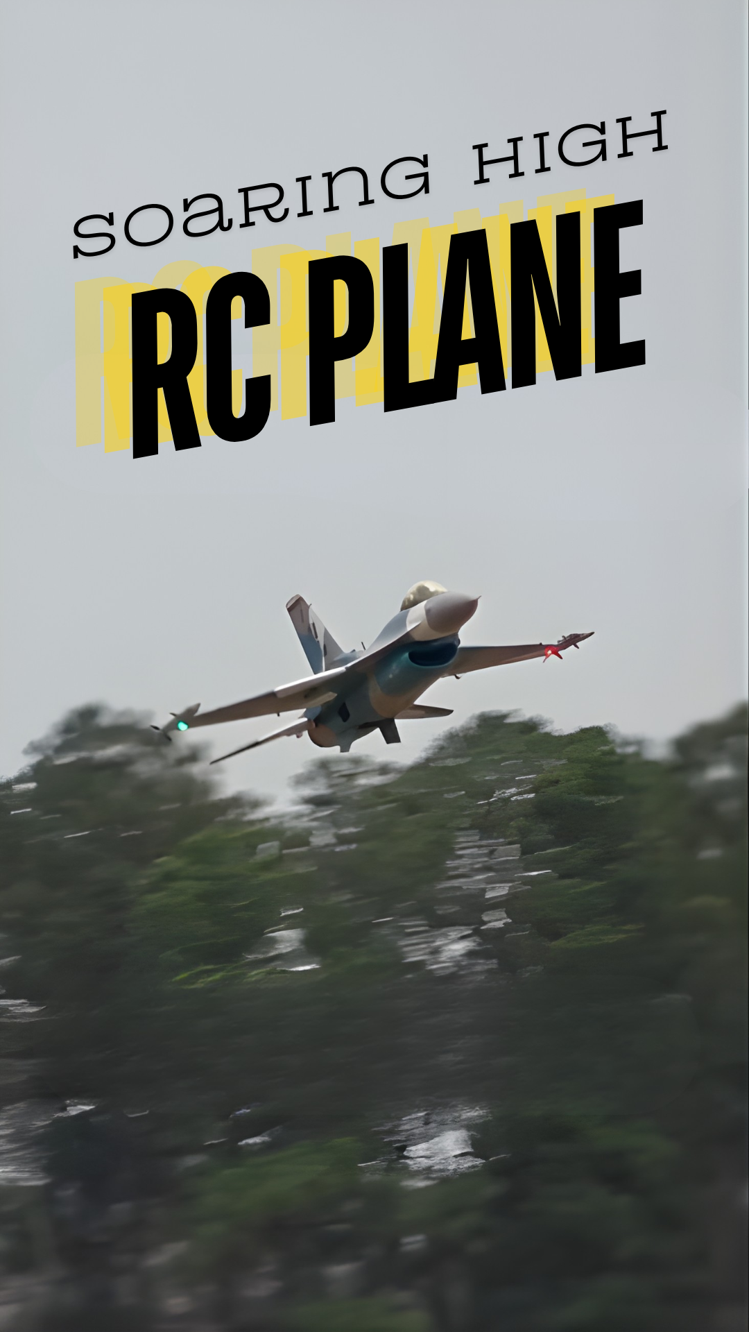 Soaring High RC Plane Stunning Aerial Views