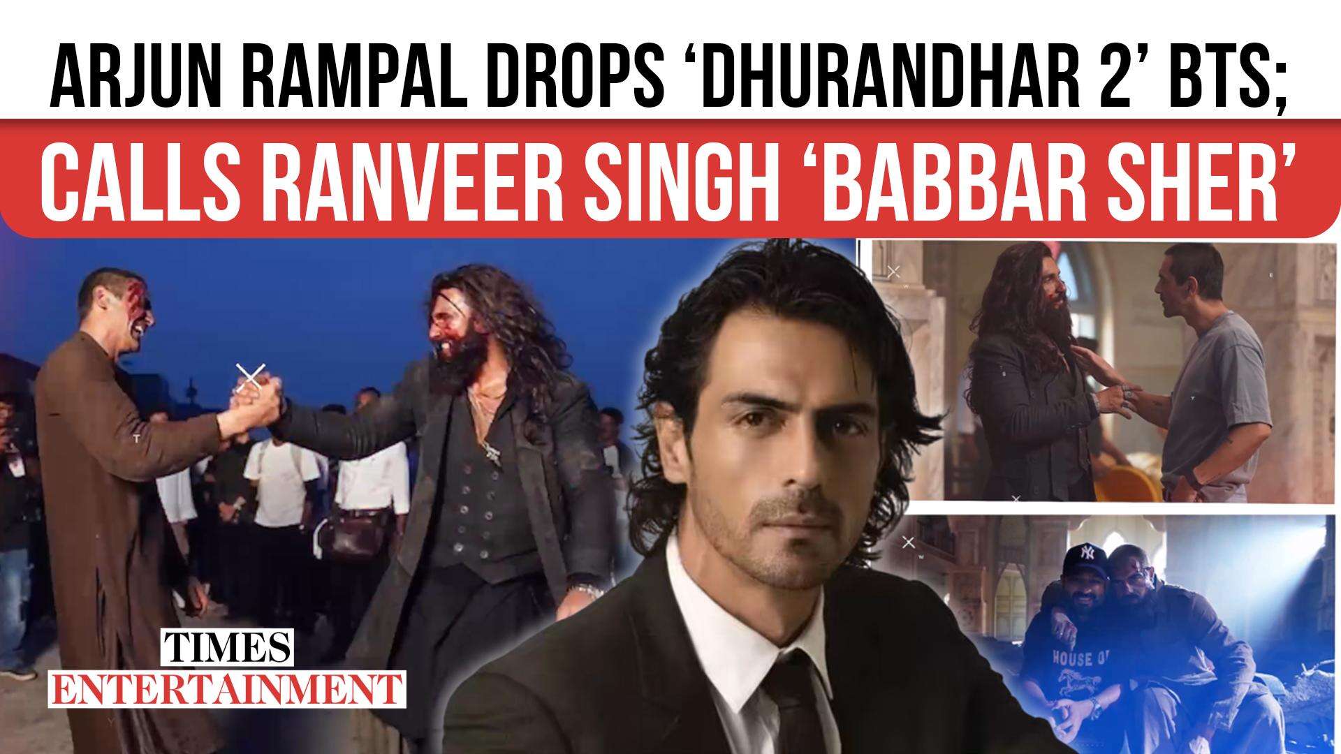 Arjun Rampal shares ‘Dhurandhar 2’ BTS pics; fans love Hamza–Major ...