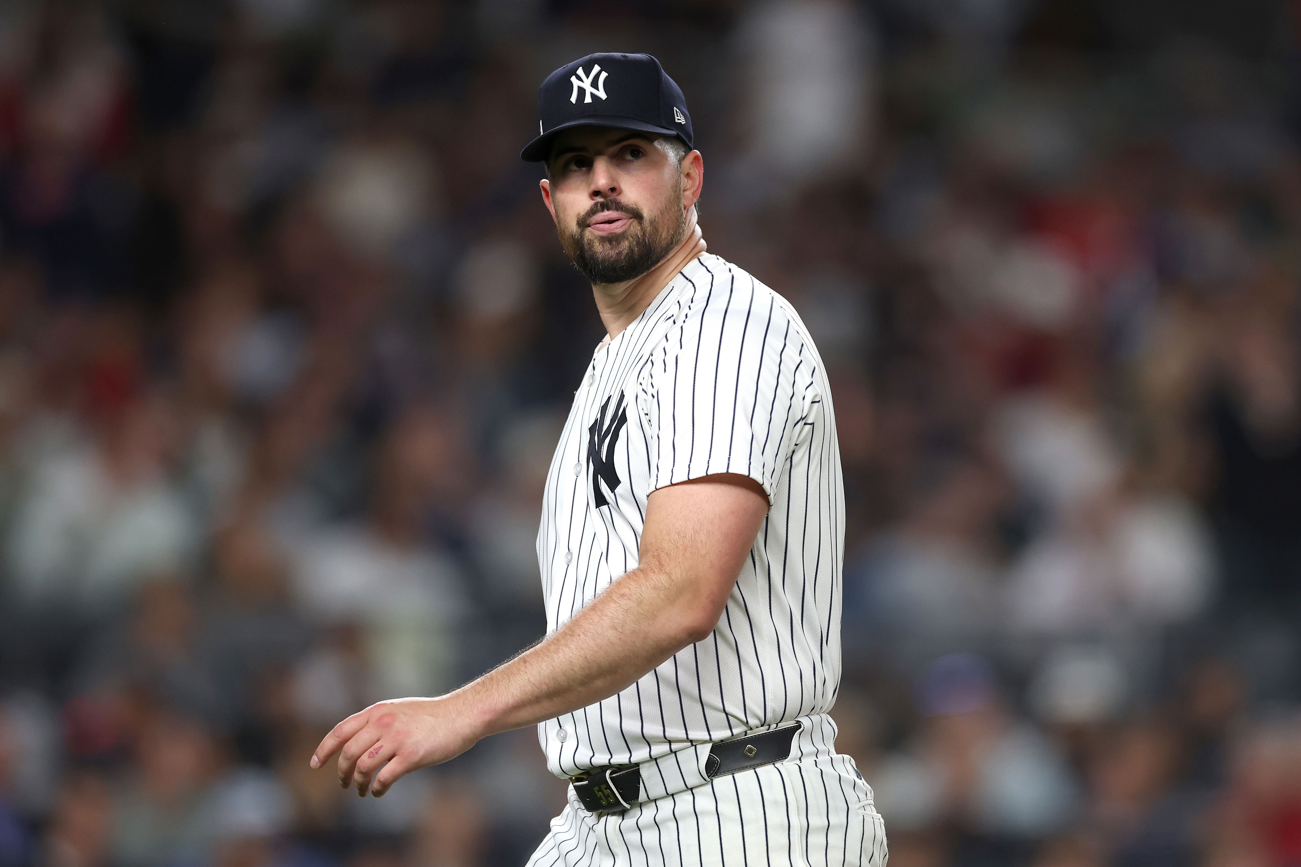 Carlos Rodon suffers injury setback before Yankees rehab start