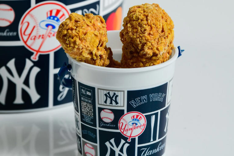 Yankees unveil dessert chicken bucket ice cream that’s blowing fans’ minds