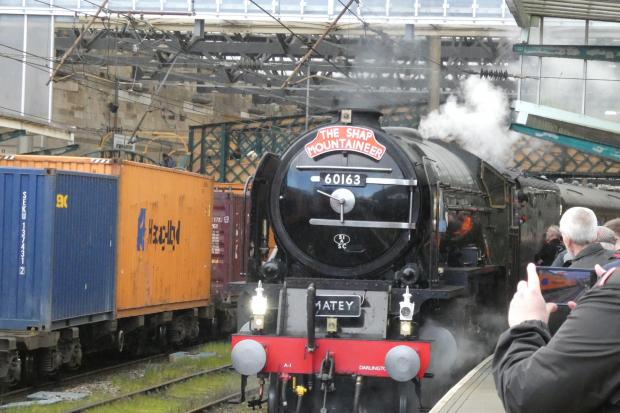 Two main line steam locomotives spotted in Carlisle within 20 minutes