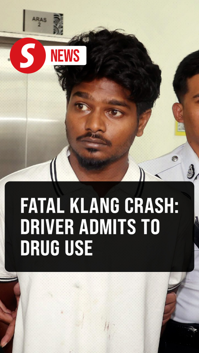 Driver in fatal Klang crash charged with murder, admits to drug use