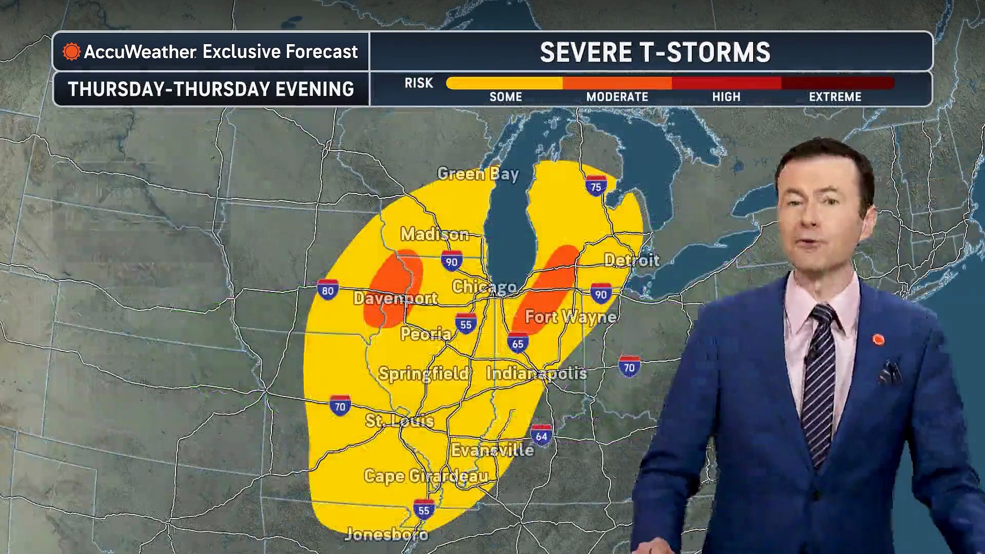 Severe weather threat to travel across the US this week