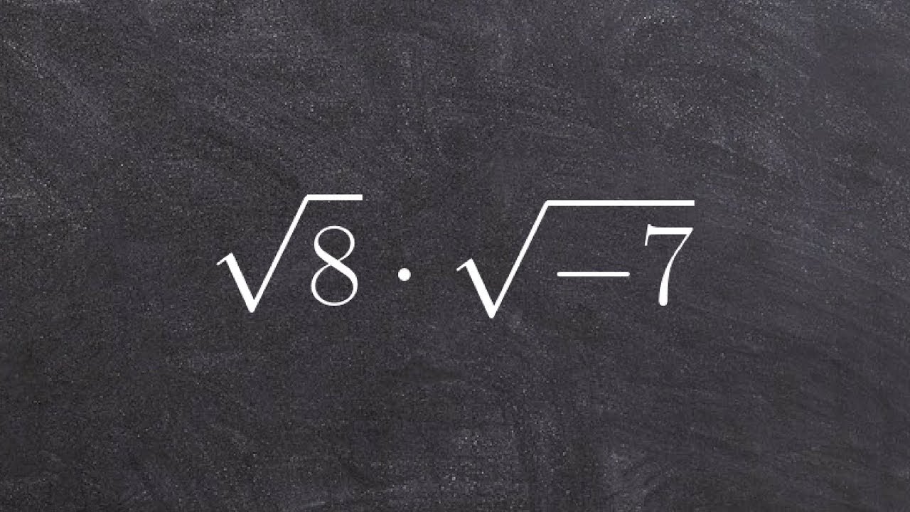 Pre-calculus - Learn to multiply radicals with the imaginary unit i ...