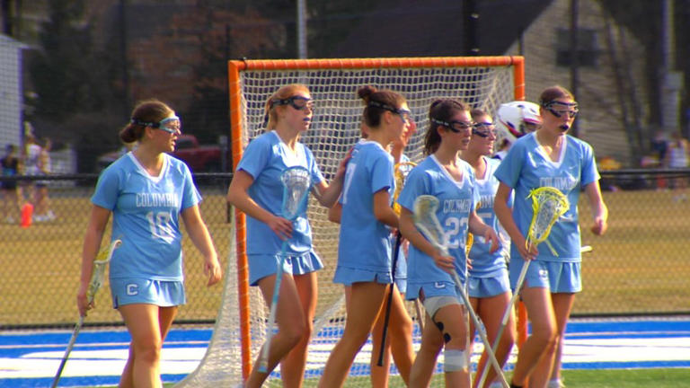 Columbia begins section title defense with dominant win