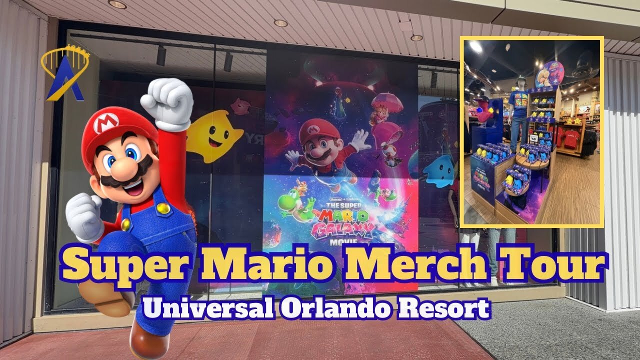 Super Mario Galaxy merch tour - Universal Orlando Resort