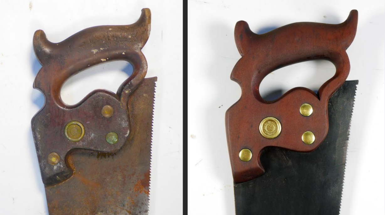 Restoring a 110 year old Diss ton and Sons hand saw to working condition