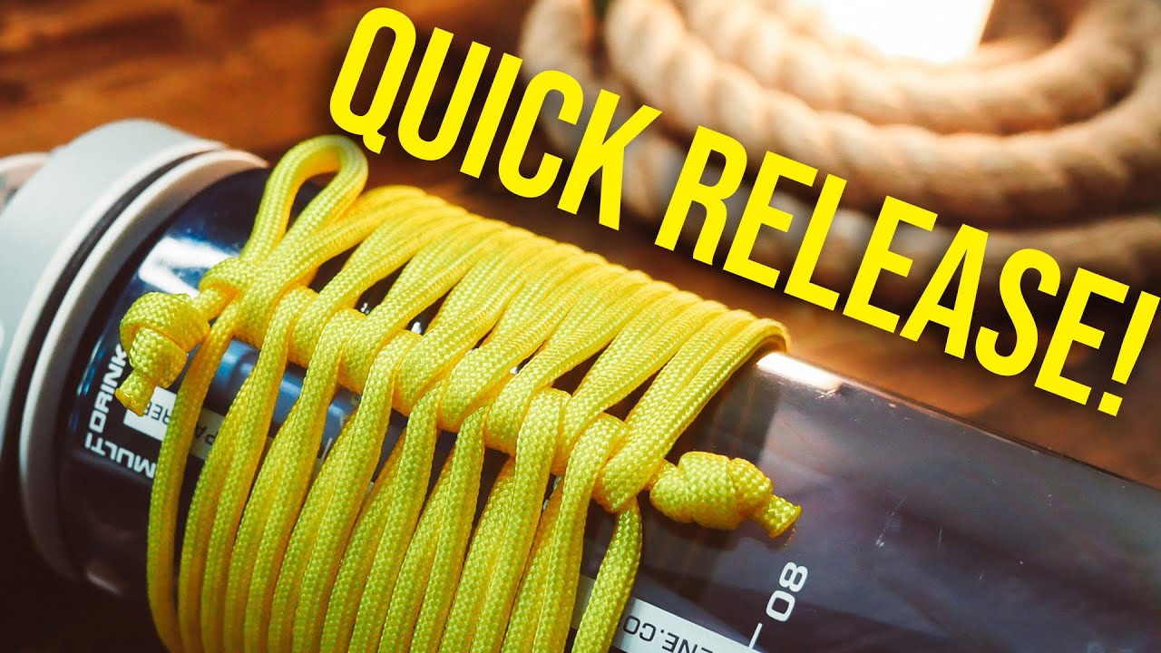 Why wrapping a bottle with paracord is a genius outdoor hack