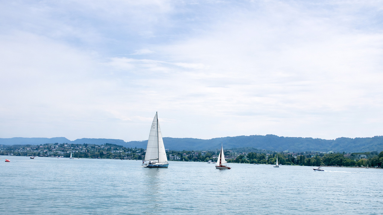 Entspannter Rundgang am Zürichsee: Ruhige Ausblicke und sanftes Wasser