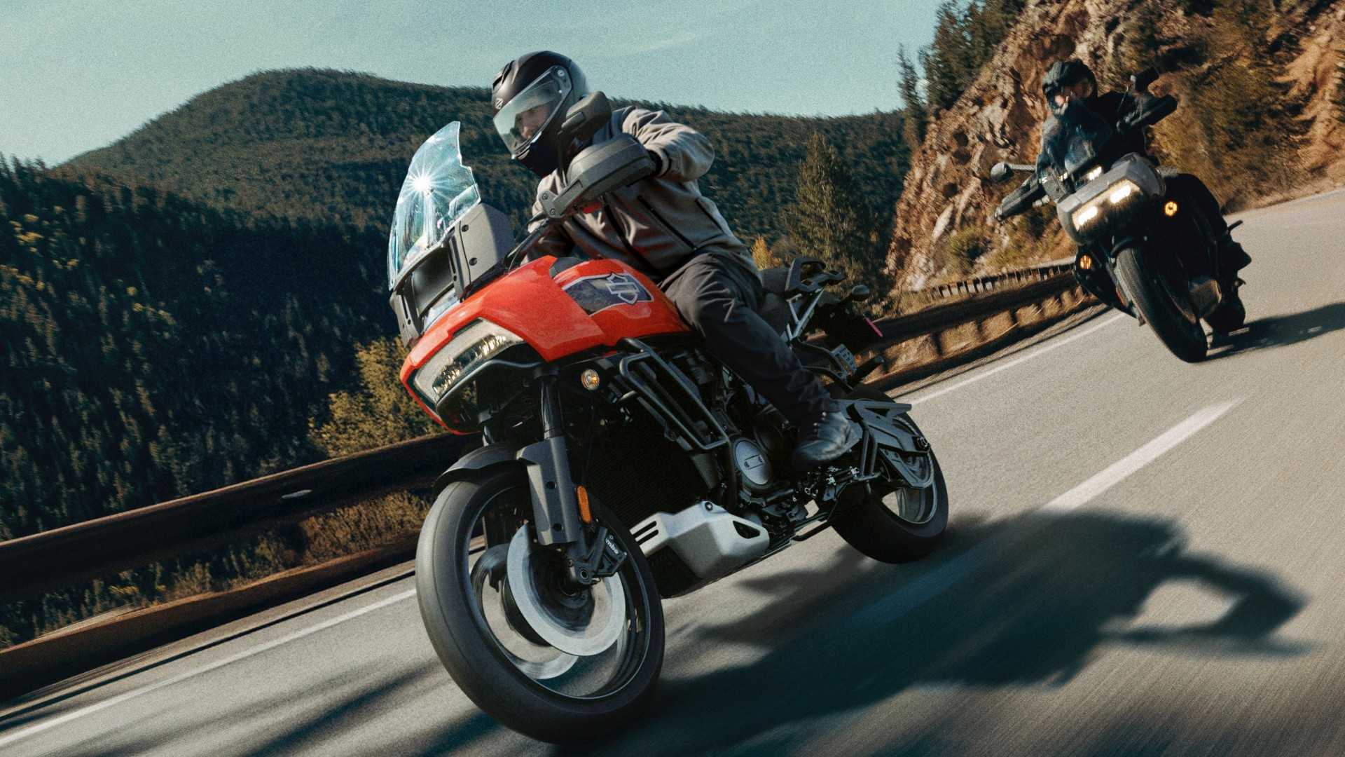 2026 Harley-Davidson Pan America 1250 Special cornering along a mountain road