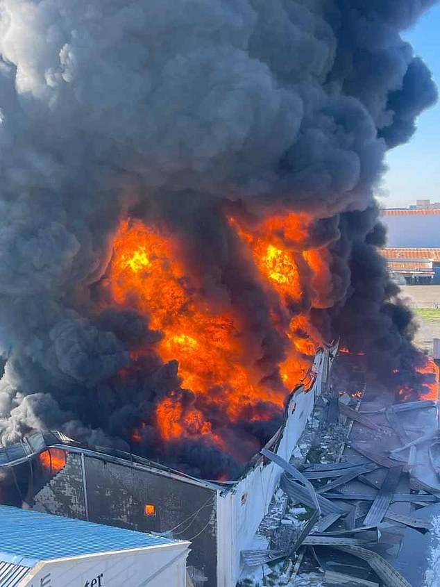 Drones 'strike British motor oil company' in Iraq after Iran warned Tehran could strike UK bases