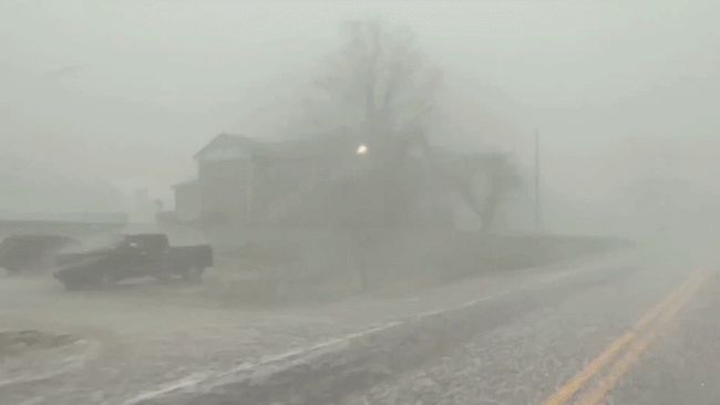 Large hail pummels West New York as stormy weather hits