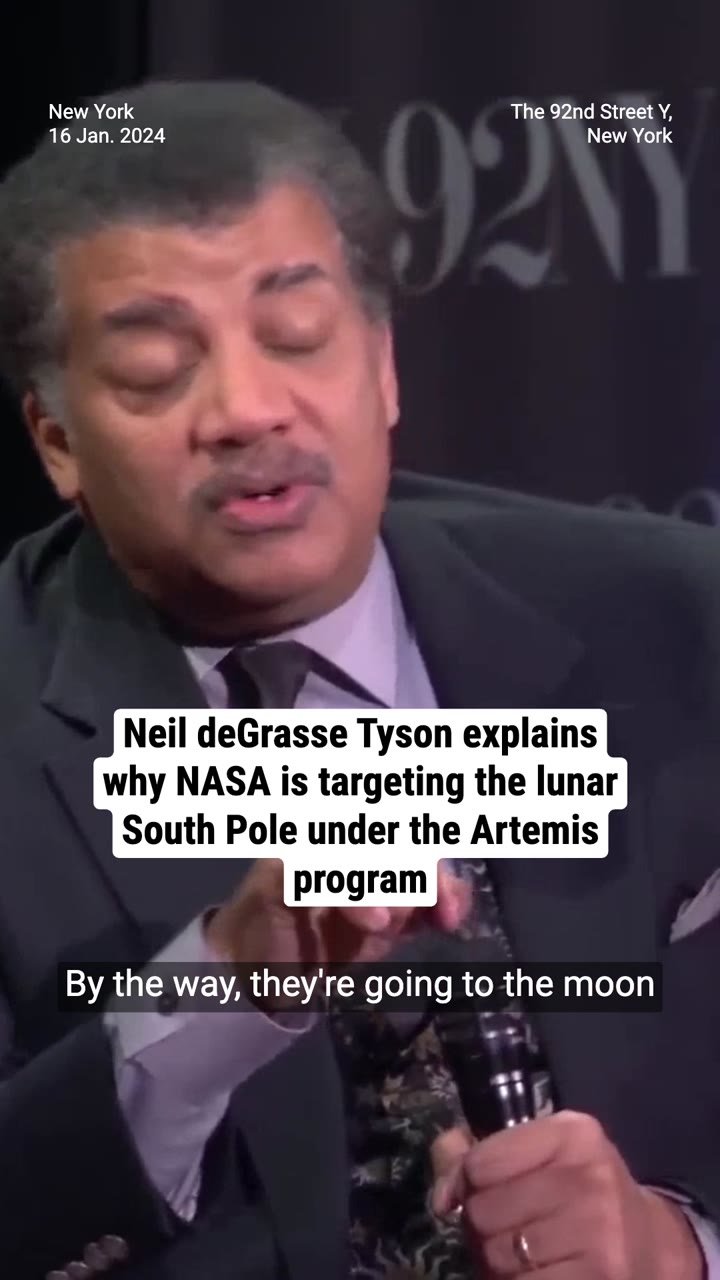 Neil deGrasse Tyson explains why NASA is targeting the lunar South Pole ...