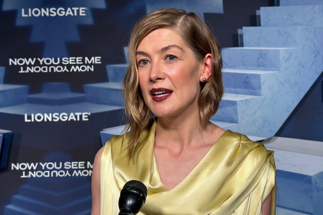 Rosamund Pike says movie she made with Dwayne Johnson is among 