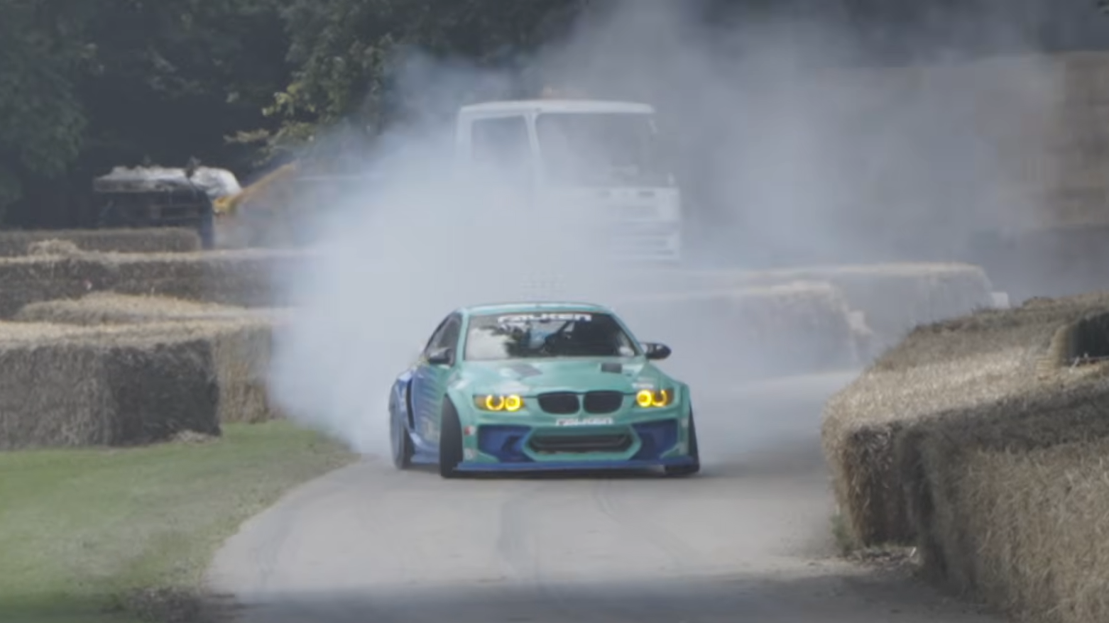 Watch this drift erupt into full-throttle hill climb madness