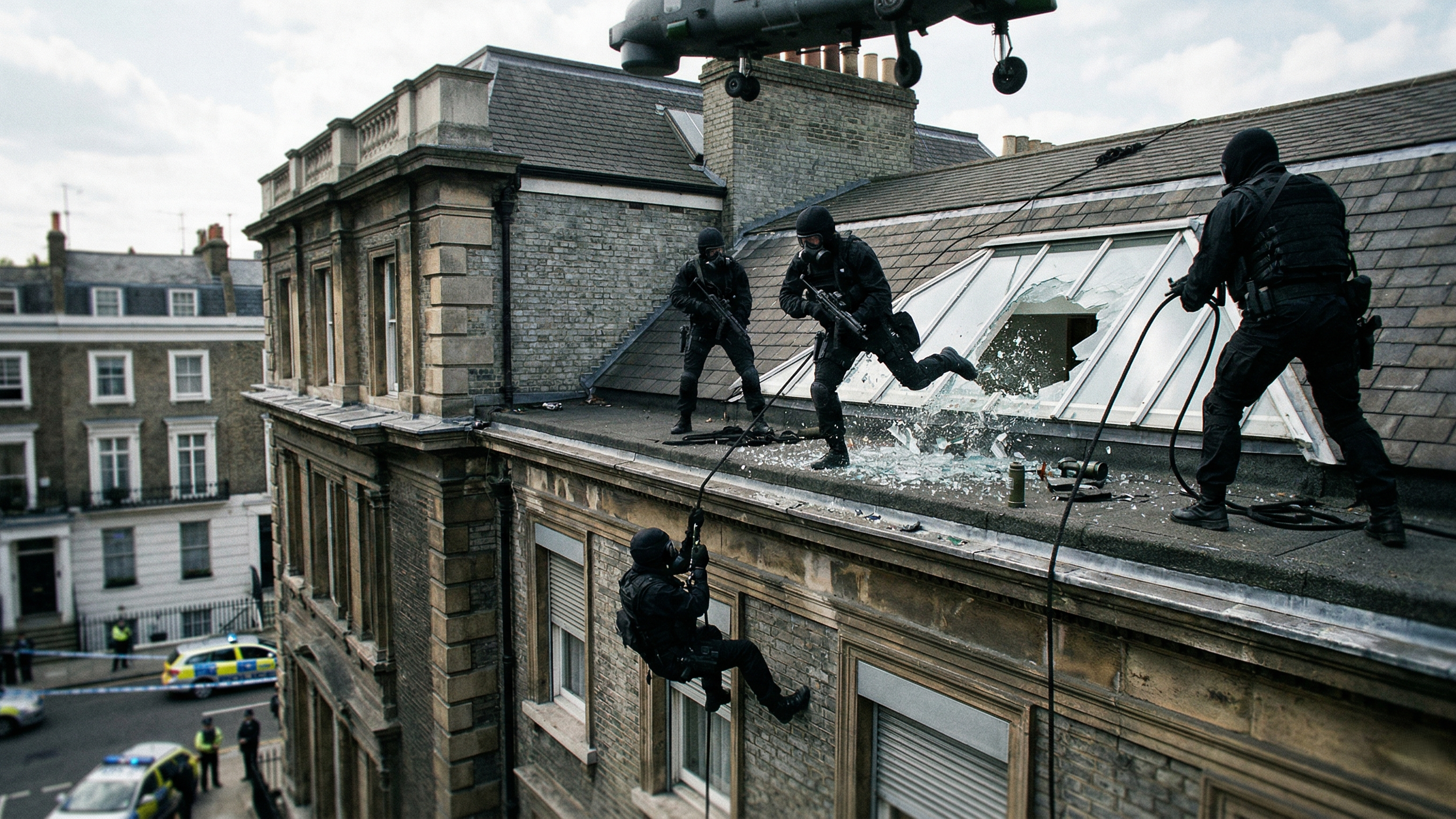 Iran embassy locked down – SAS crash in from the roof