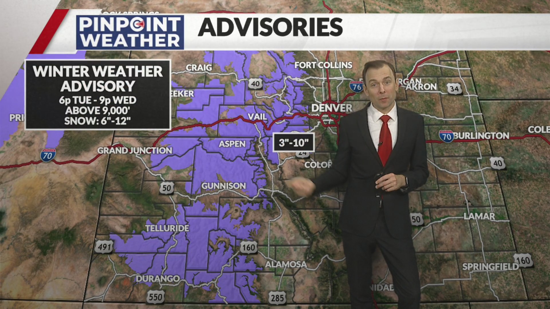 Denver weather: Metro showers and seasonal temperatures