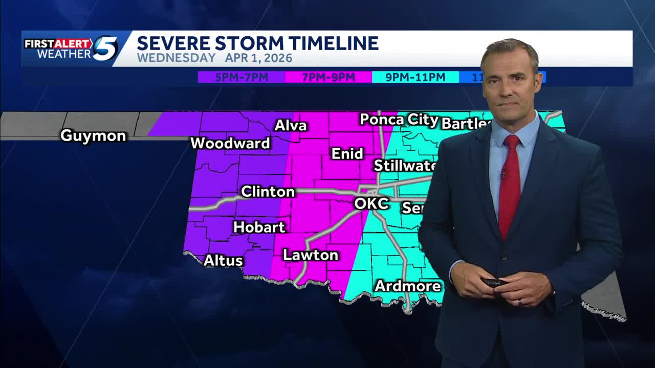 Timeline: Severe storms bring risk of tornadoes and large hail to ...
