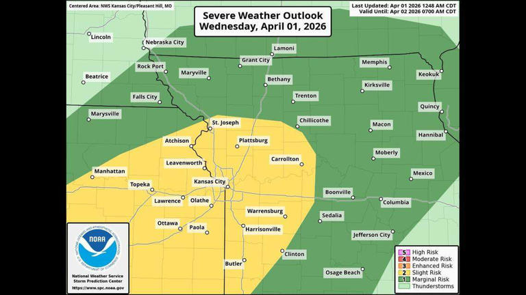 Severe thunderstorms could strike Kansas City area twice. Here's what ...