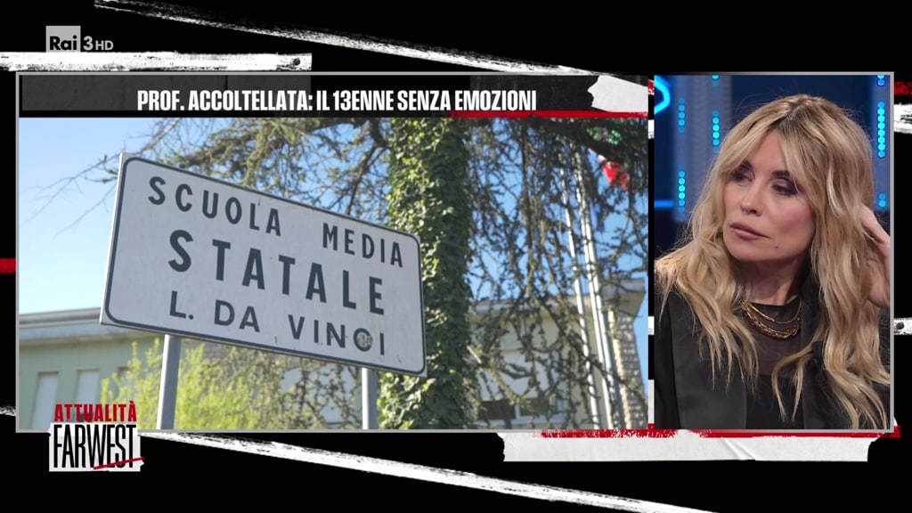 Prof Accoltellata Dal 13enne Senza Emozioni FarWest 31 03 2026