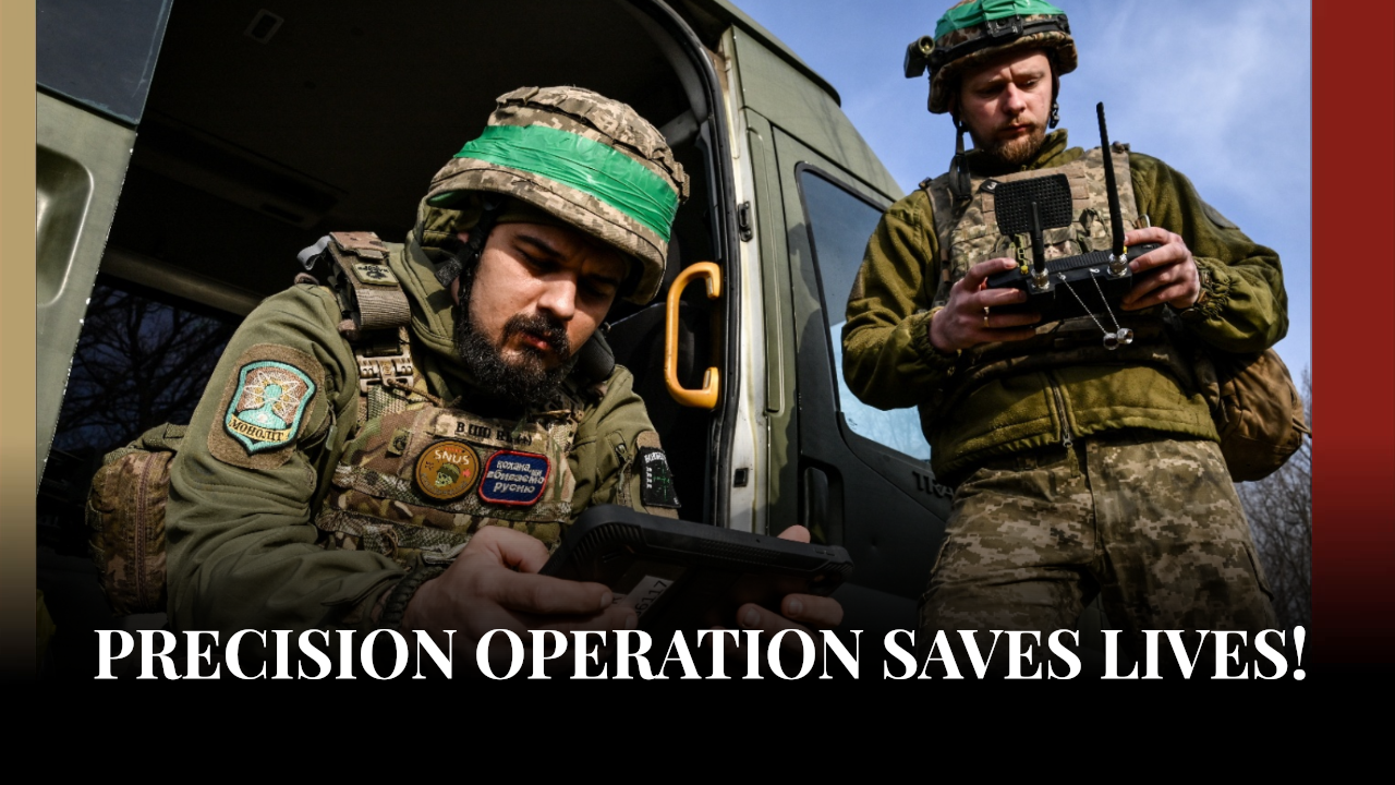 Ukrainian troops use drones to rescue captured comrades from Russian soldier<br><br>