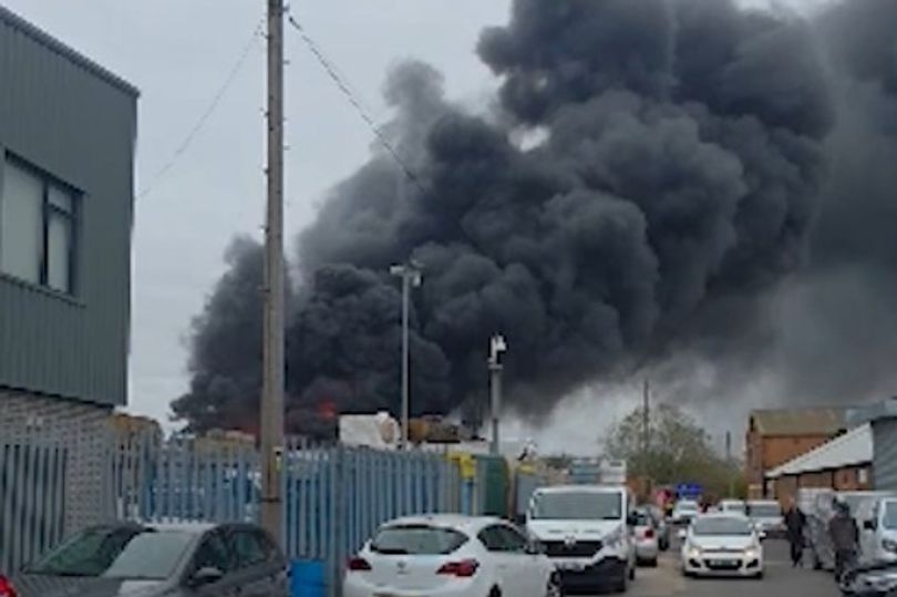 Birmingham fire in pictures as smoke seen for miles