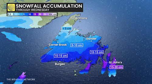 School cancellations and power outages as snow and ice hit Atlantic Canada