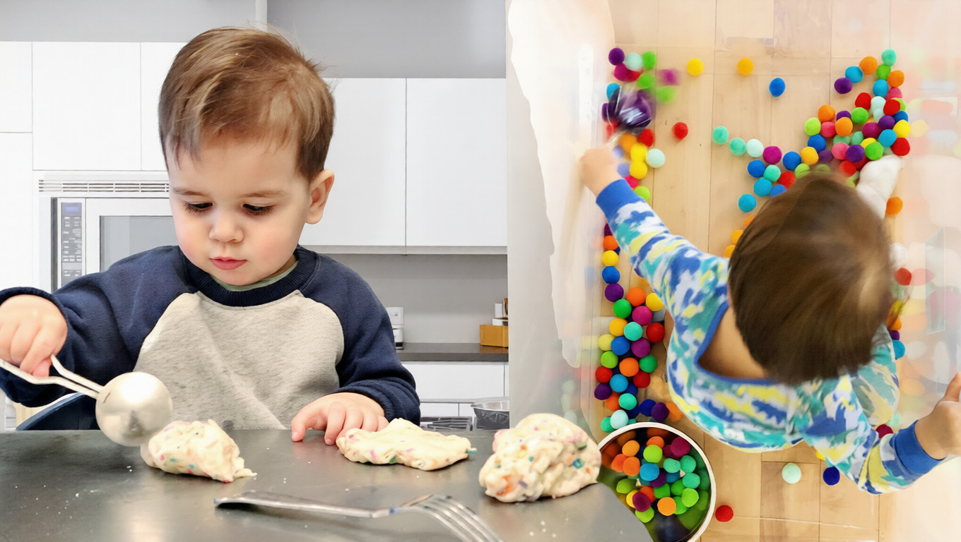 16 toddler activities you can do at home for 1-2 year olds