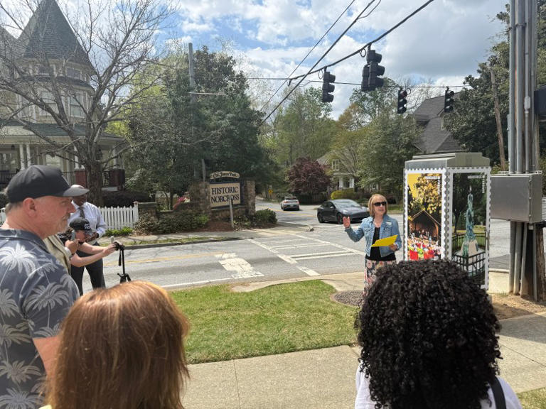 New public art initiative brings Norcross identity to life with vinyl wraps