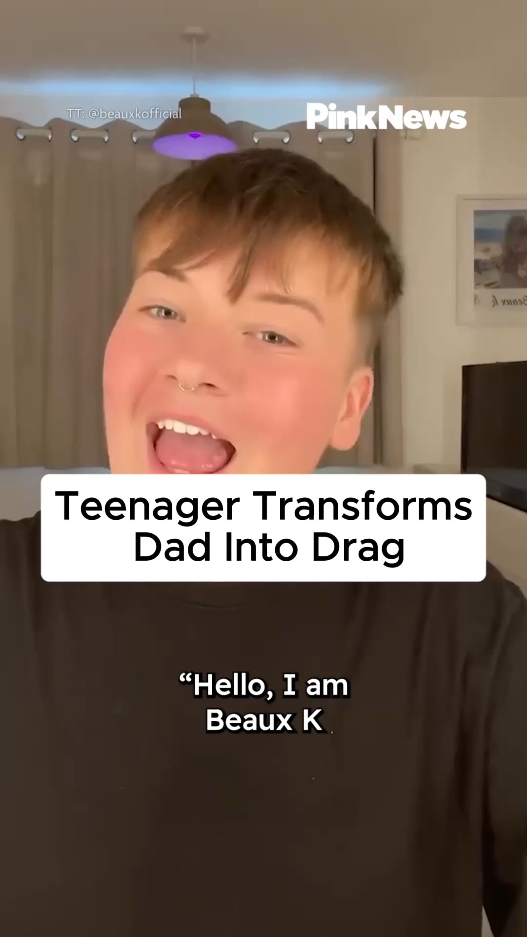Teen drag queen Beau K goes viral on TikTok for sickening looks and ...