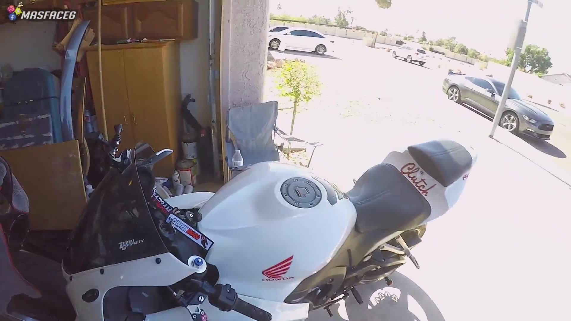 Bike detailing request denied caught on camera during motorcycle adventure